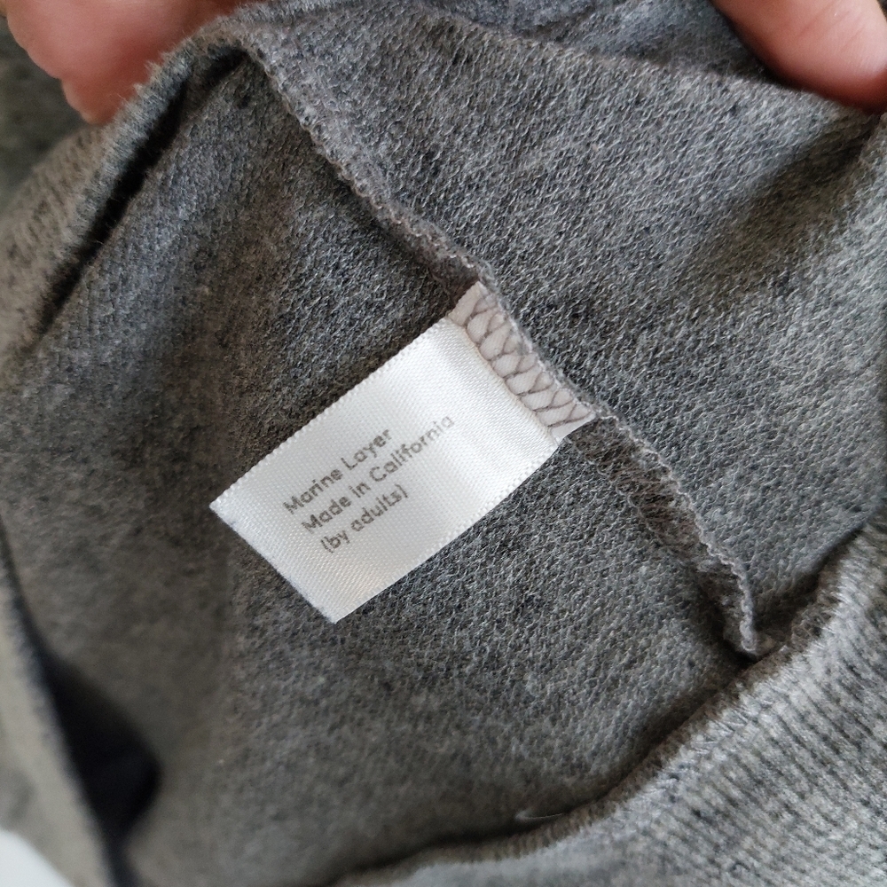 Marine Layer Brooke Sweatshirt Dress Size Small - Picture 6 of 11